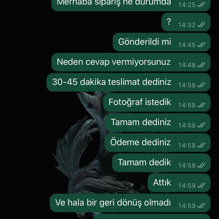 Güvenimizi Boşa Çıkaran Hizmet