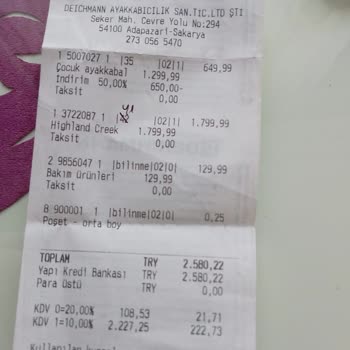 Deichmann Botlarındaki Beyaz İz Sorunu Ve İade Talebi