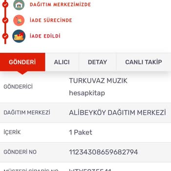 Kayıp Kargo Ve İletişim Sorunları Yaşatan Sipariş