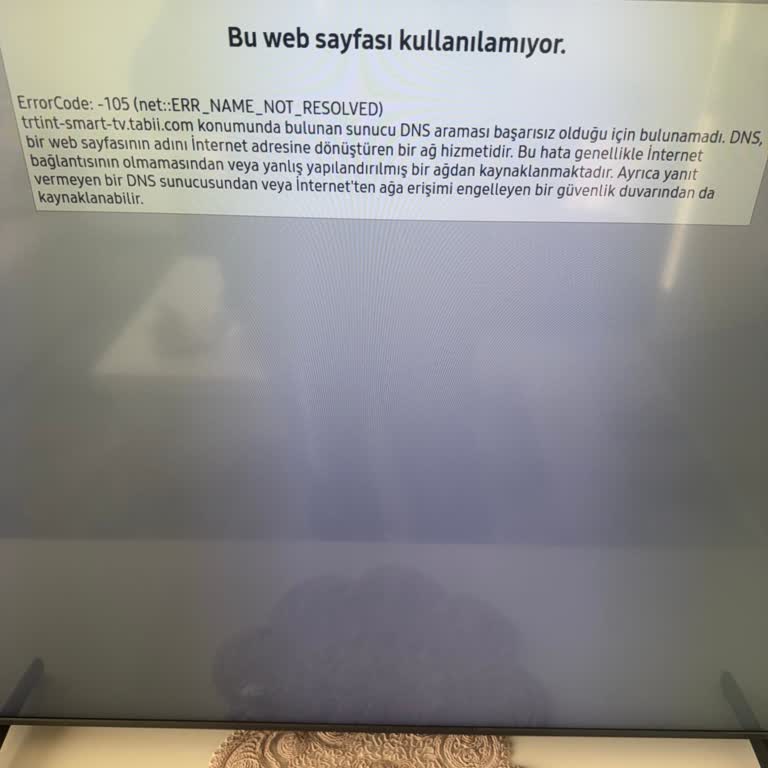 Samsung Akıllı TV'de Tabi Uygulaması İndirilemiyor