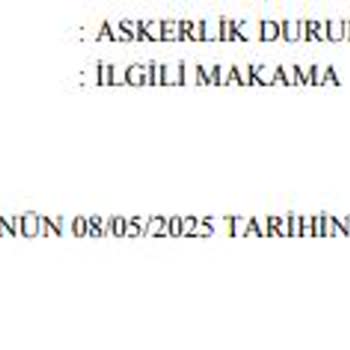 Askerlik Tarihindeki Belirsizlik Mağduriyeti