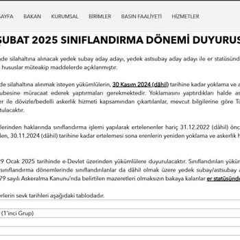 Askerlik Tarihindeki Belirsizlik Mağduriyeti