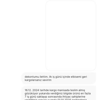 Yanlış Yönlendirilen Kargo Ve Geri Ödenmeyen Para