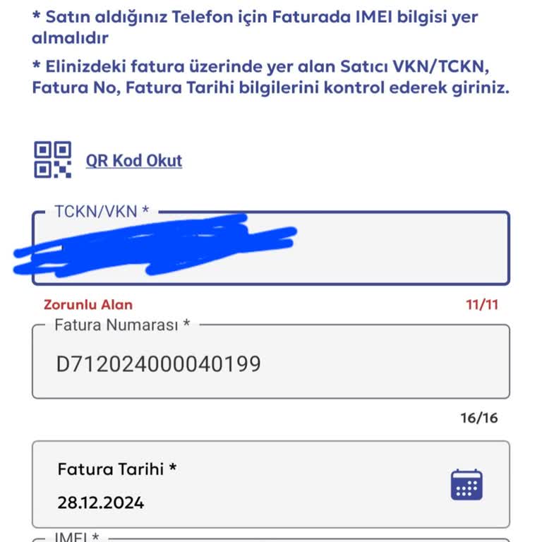 Vergi İadesi İçin Gerekli Bilgilerin Eksikliği