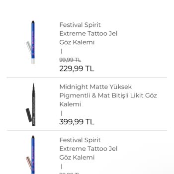 Flormar Midnight Eyeliner'ın Hızla Tükenmesi