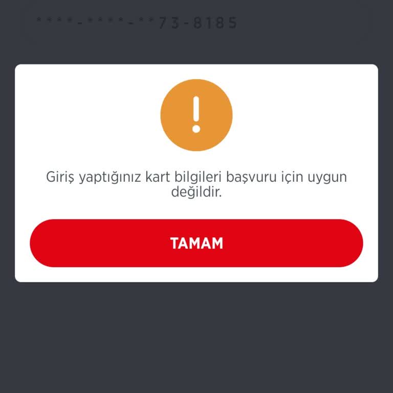 İnternet Bankacılığı Başvurusunda Hata Mesajı Sorunu