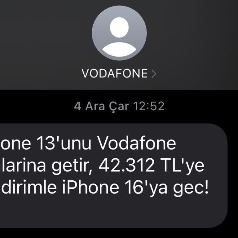 Vodafone'un Yanıltıcı Kampanya Mesajı