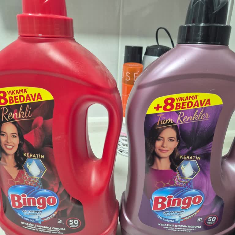 Bingo Sıvı Deterjan Renk Solması Ve Lekeler Sorunu
