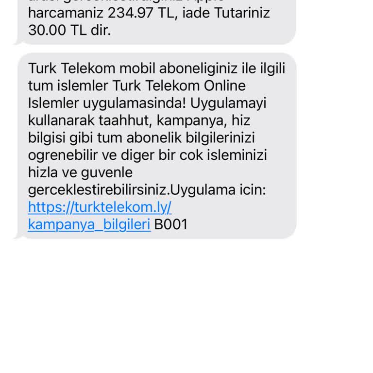 Yanlış Apple Harcama Mesajı Ve İletişim Sorunu