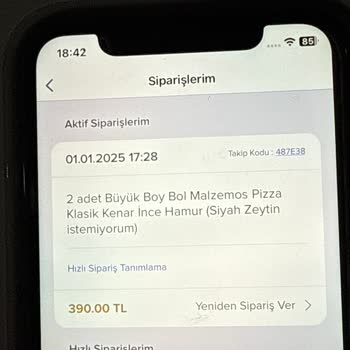 Domino's Yükseltepe Şubesi Sipariş Sorunları