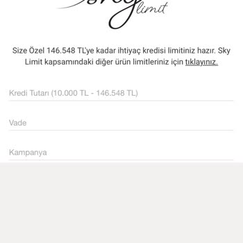 VakıfBank Sky Limiti Kullanımında Yaşanan Sorunlar