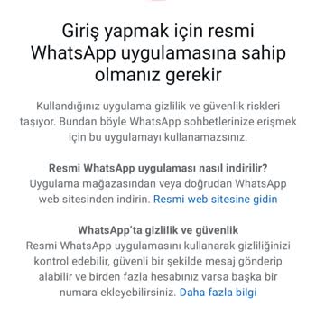WhatsApp Giriş Sorunları Ve Sürekli Yeniden Yükleme