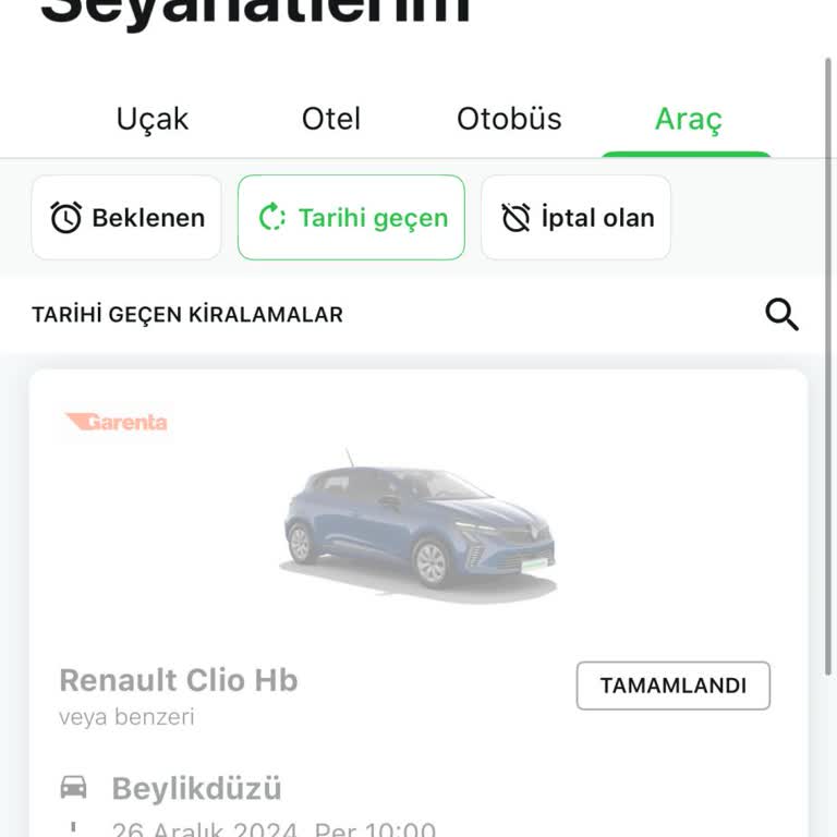 Garenta'da Rezervasyon Sorunu Ve Kötü Hizmet Deneyimi