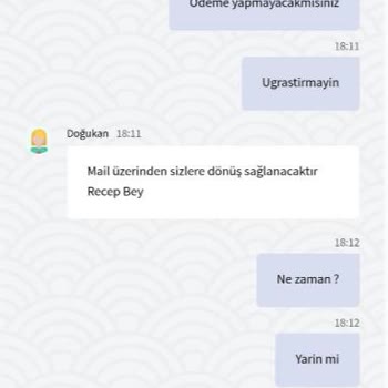 Ödeme Yapmayan Siteye Dikkat!