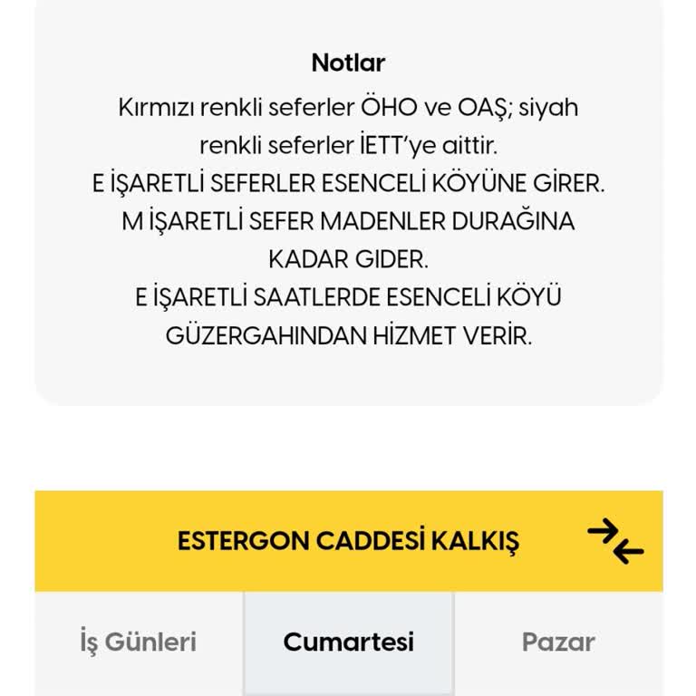 Otobüs Sefer Saatlerinde Bilgi Eksikliği