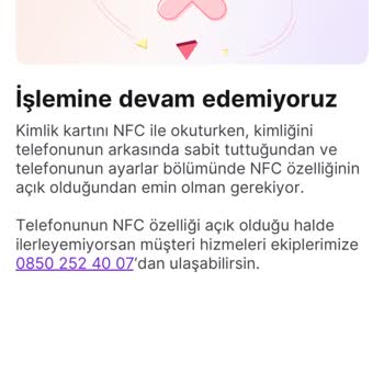 Hepsifinans NFC Doğrulama Sorunu Ve Destek Eksikliği