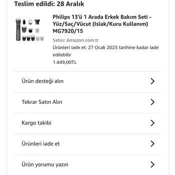 Amazon Siparişimde Eksik Ürün Şoku