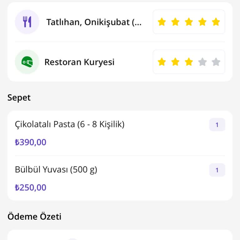 Tatlıhan Pastane & Cafe Aldığımız Pasta Bayat Kurumuş!