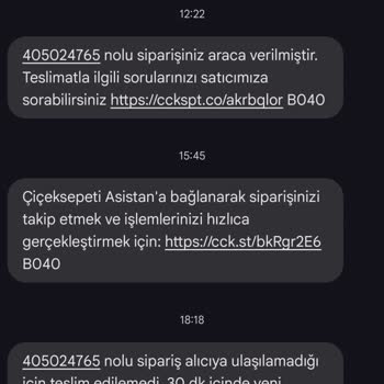 Çiçek Sepeti'nin Teslimat Ve İade Sorunlarıyla Müşteri Mağduriyeti