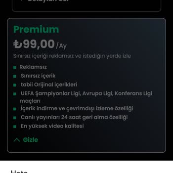 Premium Abonelik Sorunu Ve Müşteri Hizmetleri Eksikliği