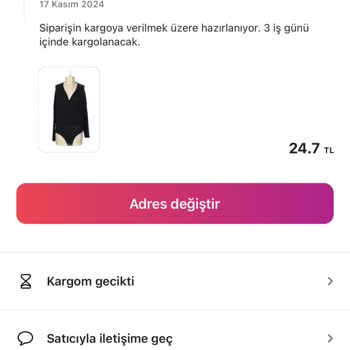 Gardrops'tan Alınan Ürünler Kargolanmıyor Ve İade Sorunu