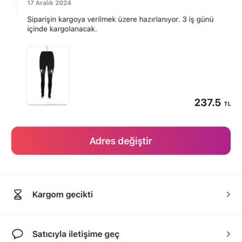 Gardrops'tan Alınan Ürünler Kargolanmıyor Ve İade Sorunu
