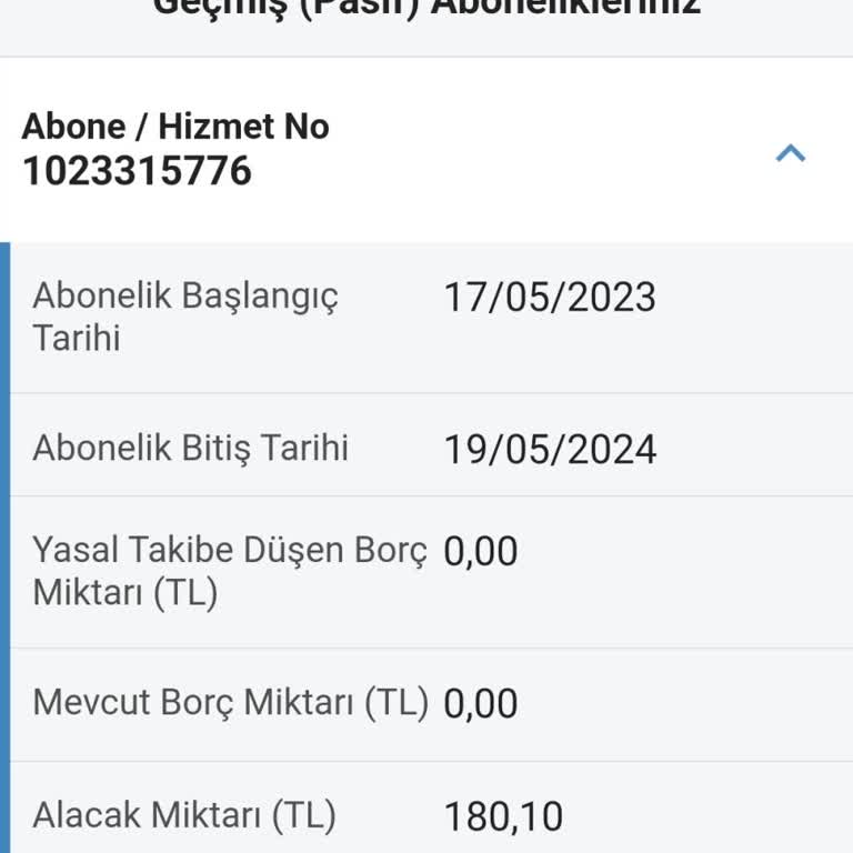 Eski Abonelikten Alacak İadesi Sorunu