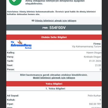 Gece Yolculuğunda Güvenlik Ve Hizmet Eksikliği