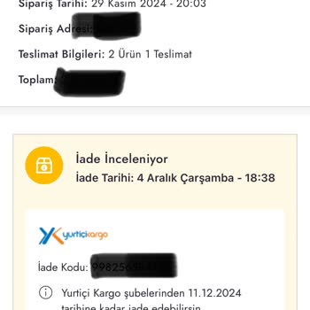 Boyner'de İade Süreci Sorunu: Ödeme Gecikmesi