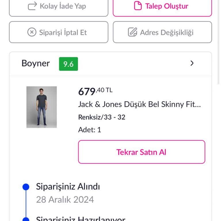 İptal Talebine Rağmen Ürün Kargoya Verildi