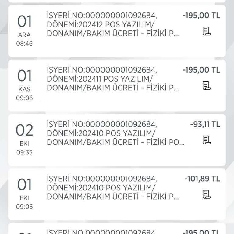 Pos Cihazı Kira Kesintisi Sorunu