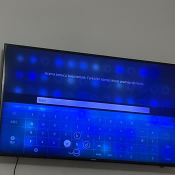 Samsung TV'de Tabii Uygulaması Sorunu