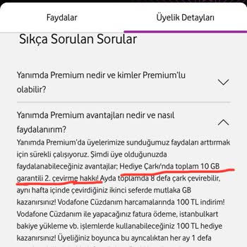 Vodafone Premium Yanımda: GB Garantisi Hayal Kırıklığı
