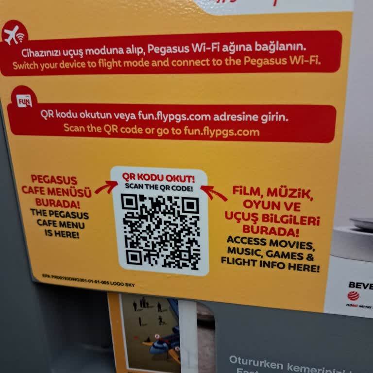 Uçaktaki QR Kod Sorunu Ve Cevapsızlık