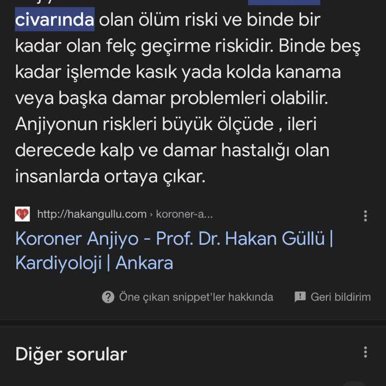 Hastanede Yaşanan Anjiyo Sonrası Trajik Olay