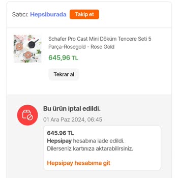 Hepsiburada'da Tekrarlayan Fiyat Hatası Ve İptal Sorunu