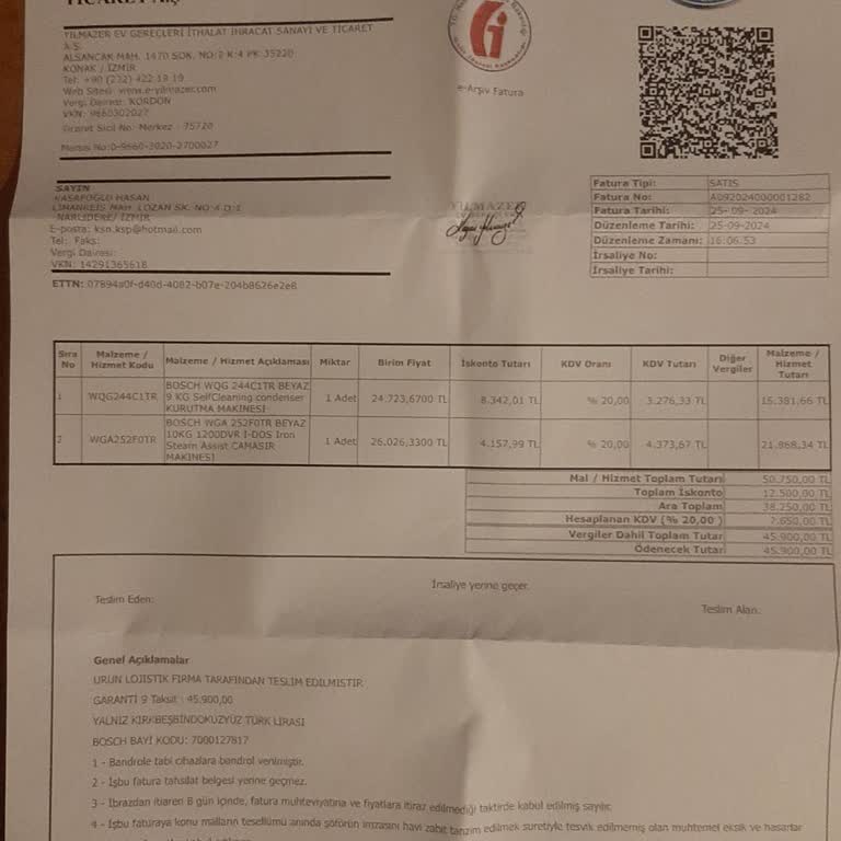 Bosch Çamaşır Makinesi Kırışıklık Sorunu