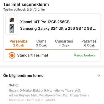 Aynı Gün Teslimat Sözü Tutulmadı