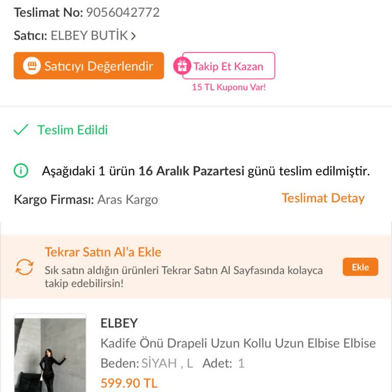 Trendyol Ve Aras Kargo Arasında Kayıp Ürün Sorunu