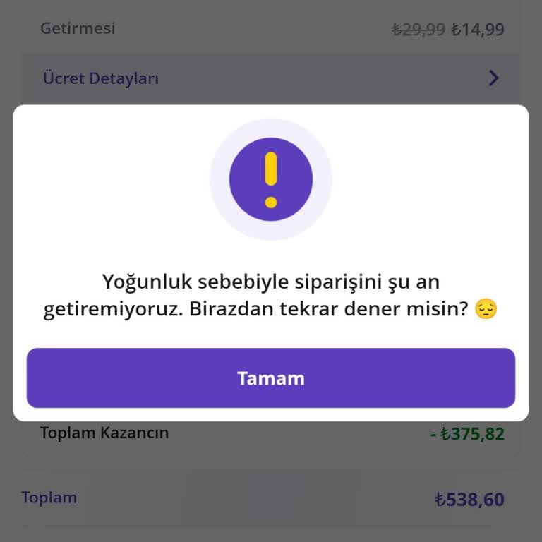 Getir'in Yoğunluğu Çocukların İhtiyacını Karşılamıyor