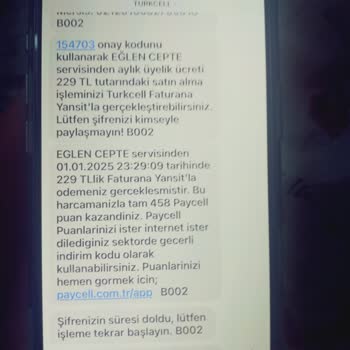 Bilinmeyen Abonelik Ücreti Ve Çözüm Beklentisi