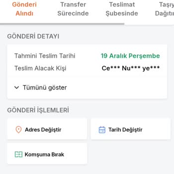 Kargo Bilgisi Eksikliği Ve İletişim Sorunu