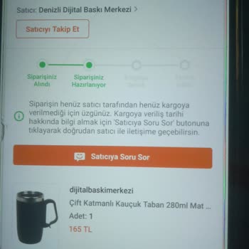 Trendyol'da Sipariş Sorunu Ve İlgisizlik!