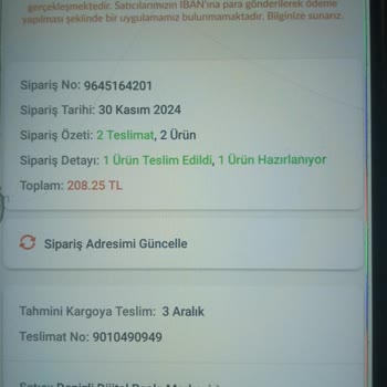 Trendyol'da Sipariş Sorunu Ve İlgisizlik!