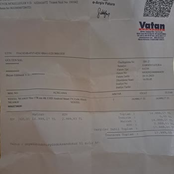 Vestel TV'nin Garanti Ve Servis Sorunları