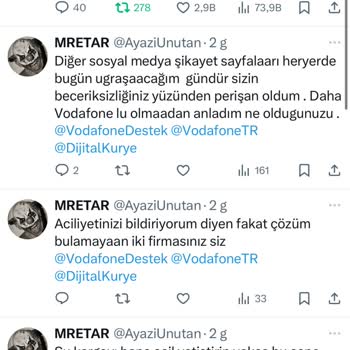 Vodafone Hattı Aktivasyon Sorunu Ve İletişim Kesintisi