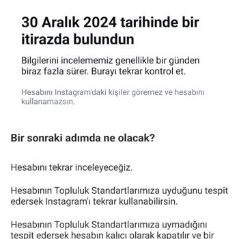 Instagram Hesabım Sebepsizce Askıya Alındı