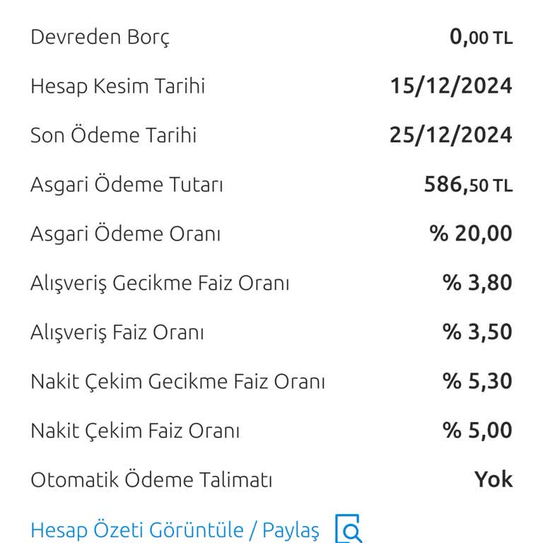 Yıllık Aidat Ücreti Sürprizi