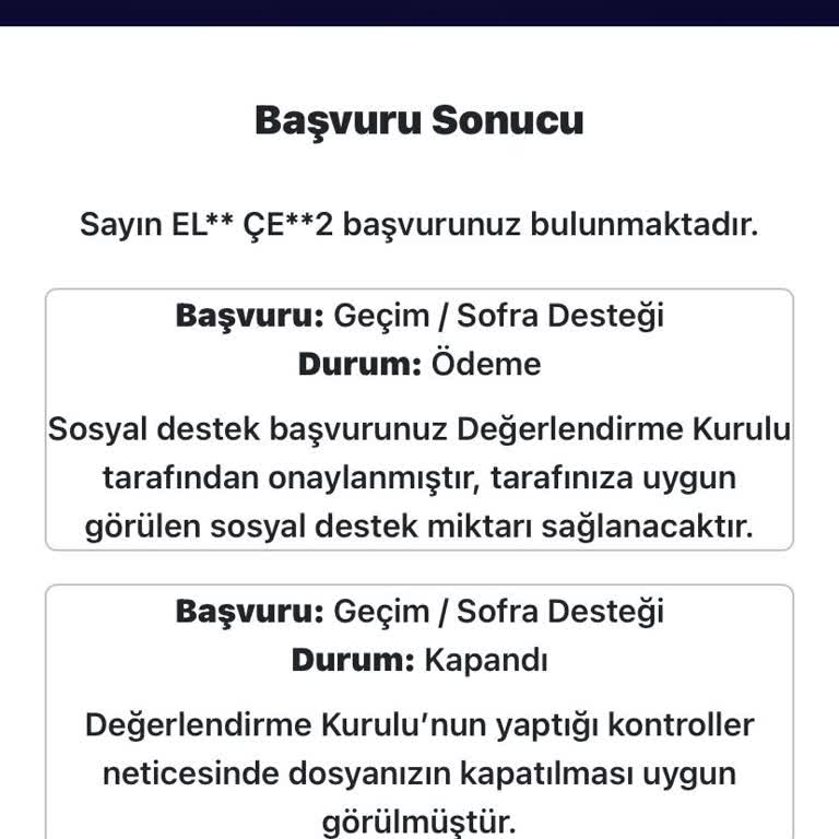 Anlaşılmayan İptal Süreci