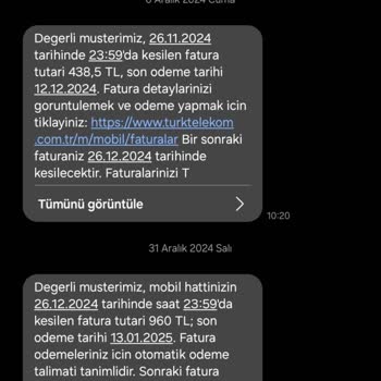 Yanıltıcı Taahhüt Süreci Ve Yüksek Faturalar